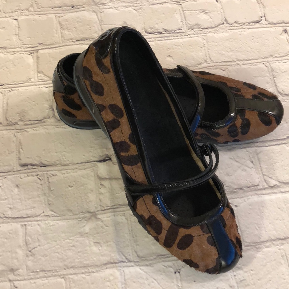 cole haan animal print booties